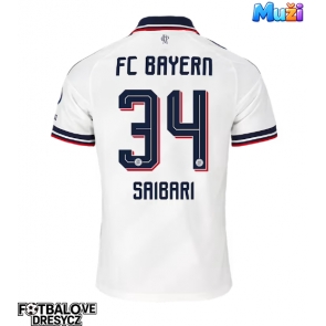 Bayern Munich Ismael Saibari #34 Venkovní Dres 2026-27 Krátký Rukáv